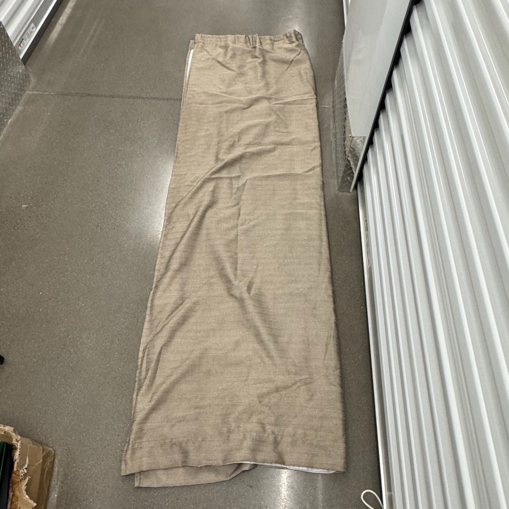 Pair of Blackout Curtains – Beige/Tan (White Liner) – 4'1" x 7' Each Panel